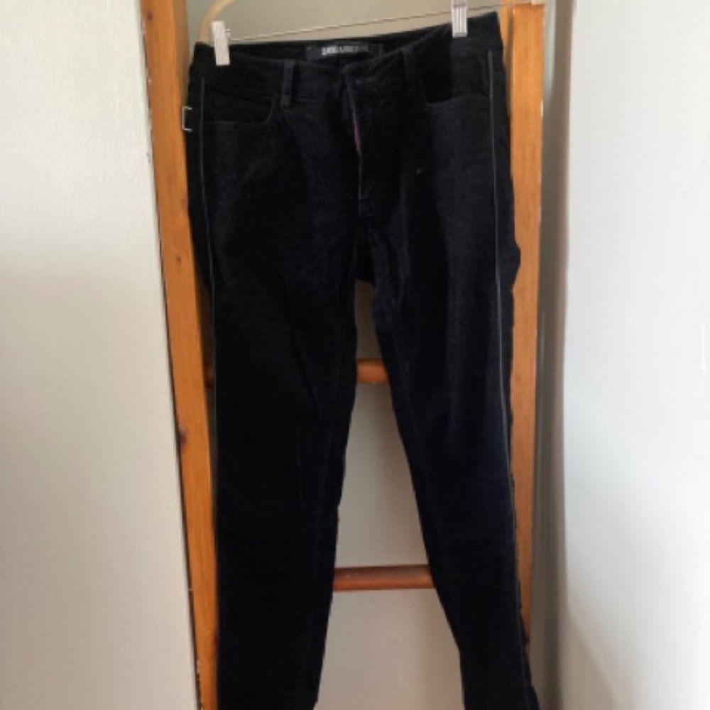 Zadig & Voltaire Black Cigarette-style Cords sz 38 (French sizing)